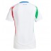 Maillot de foot Italie Extérieur vêtements Femmes Europe 2024 Manches Courtes